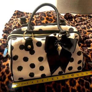 Blush Purse with Black Polka Dots by Betsy Johnson